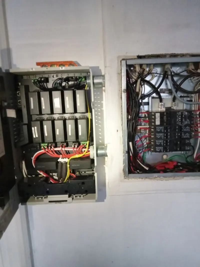 Electrical panel upgrade completed for Indoor Lighting Installation in Guthrie
